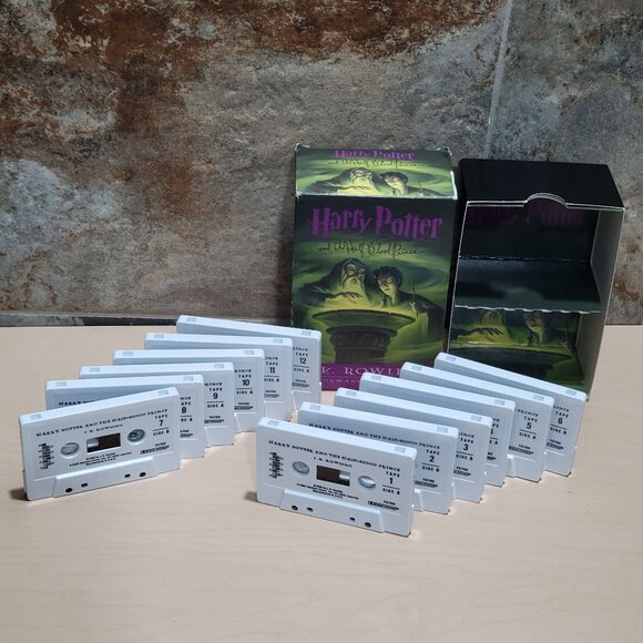 Harry Potter and the Half Blood Prince JK Rowling Unabridged on 12 Cassettes 200 - Picture 6 of 10
